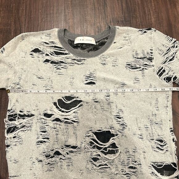 IRO Jeans Gray Sweatshirt, Size Large - Picture 8 of 9